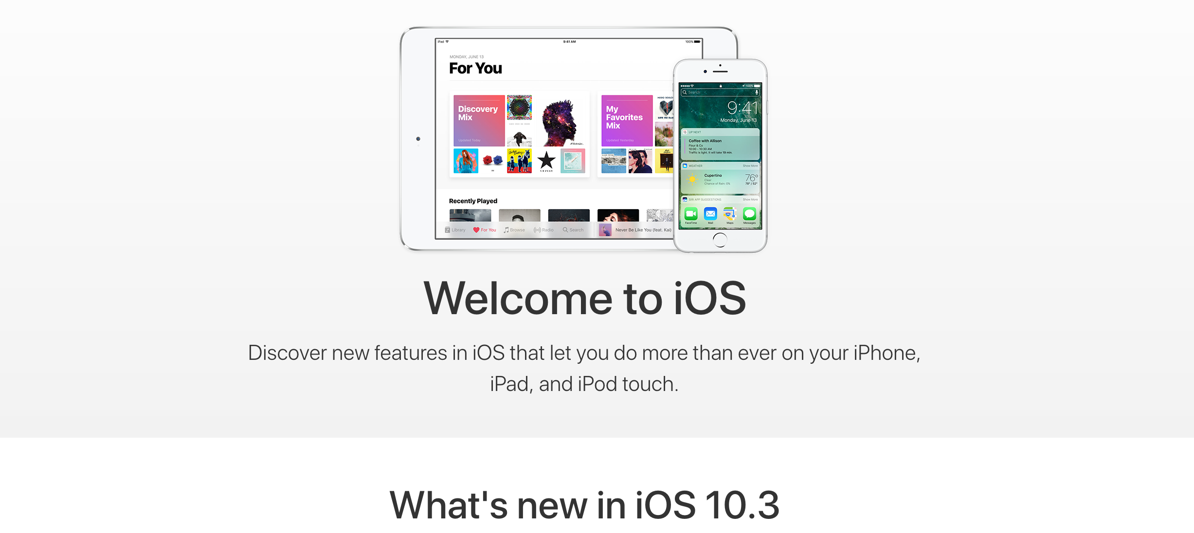 Actualización iOS 10.3